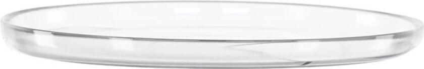 Shine tallerken glass klar.