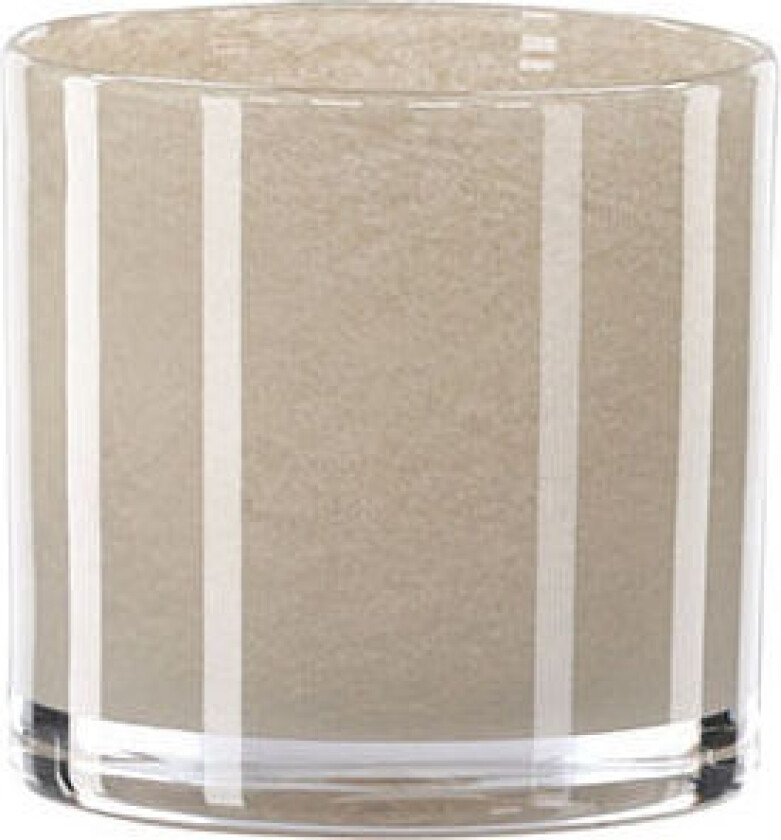 Glora telysholder beige.