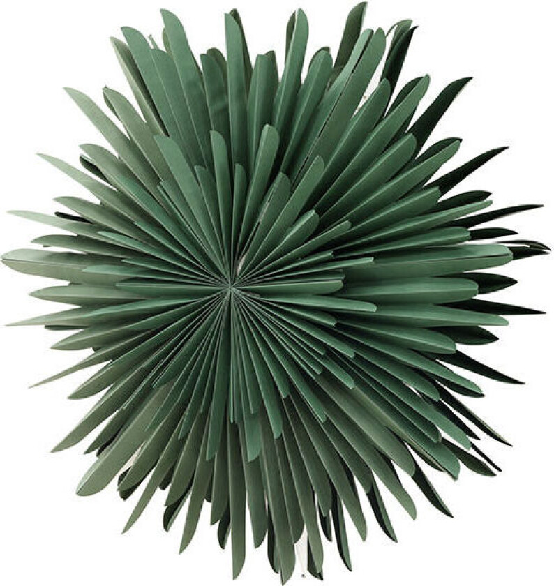 Sälen julestjerne med lys papir Ø80 cm pendel grønn.