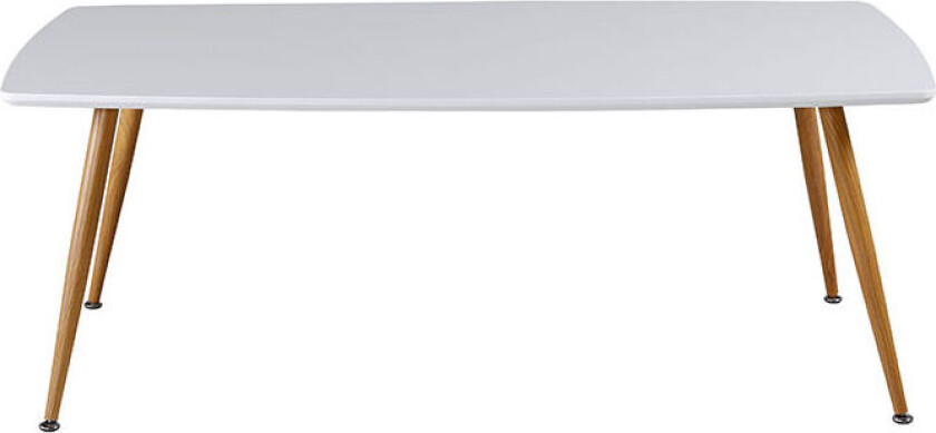 Plaza sofabord hvit.