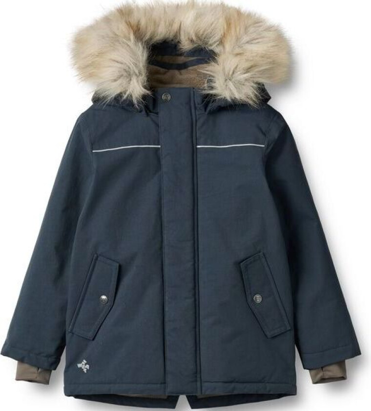 Wheat Kasper vinterjakke til barn, Dark blue