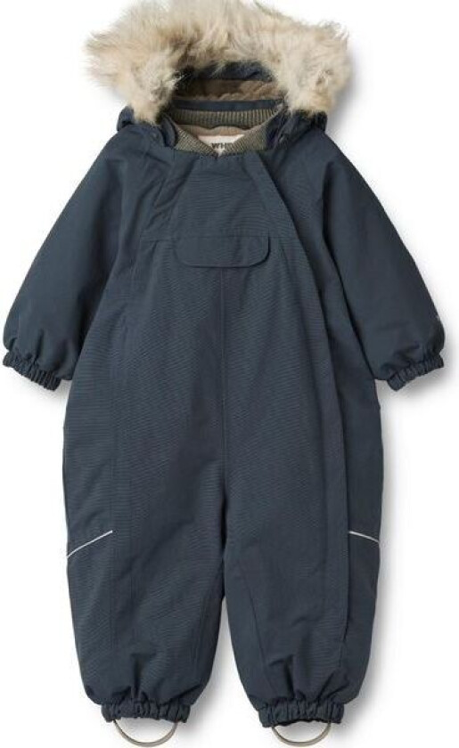 Wheat Nickie vinterdress til baby, Dark blue