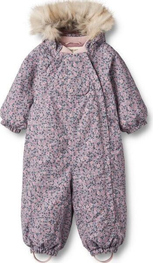 Wheat Nickie vinterdress til baby, Winter flowers