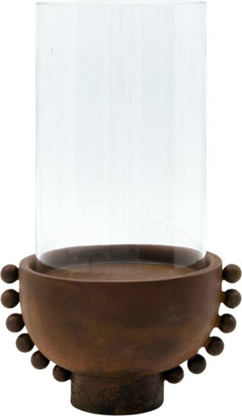 Manet lysestake, brent rød