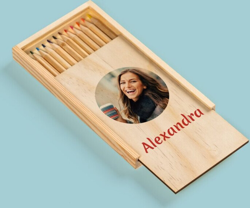 Personlig pennal med foto & tekst