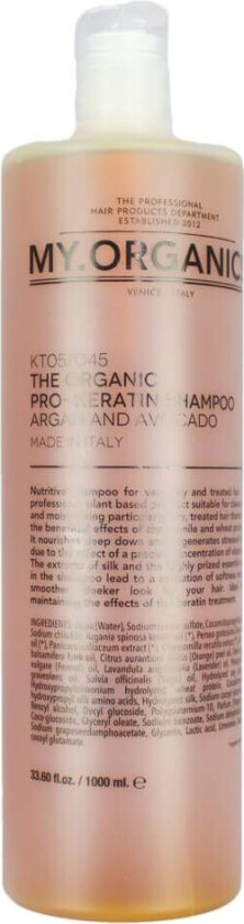 The Organic Pro-Keratine Shampoo 1000 ml