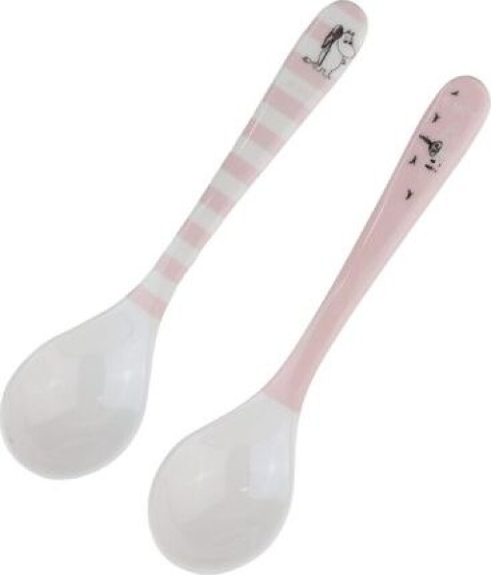 Mummi Skje 2 stk Rosa