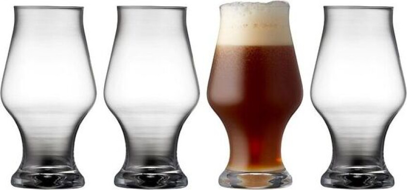 Lyngby glas Ølglass Dark beer 57cl 4 stk.