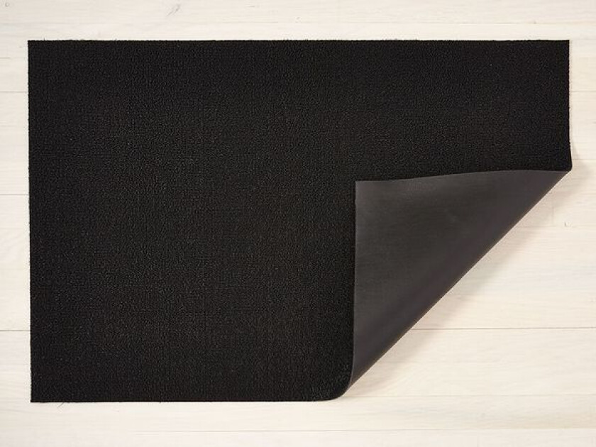 Dørmatte Solid Black Stor