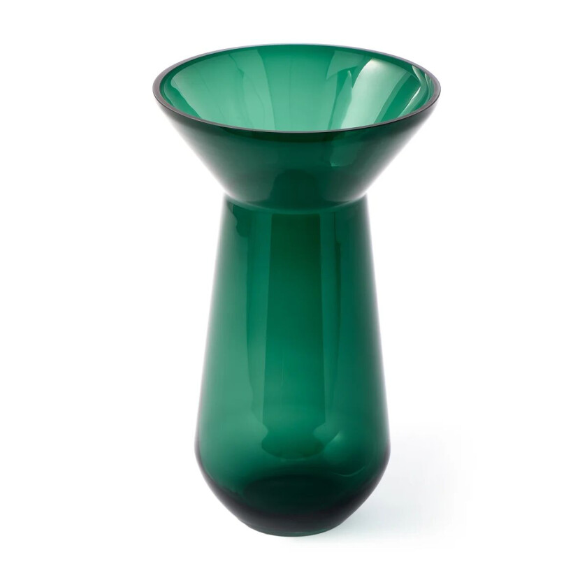 Long neck vase 45 Mørkegrønn