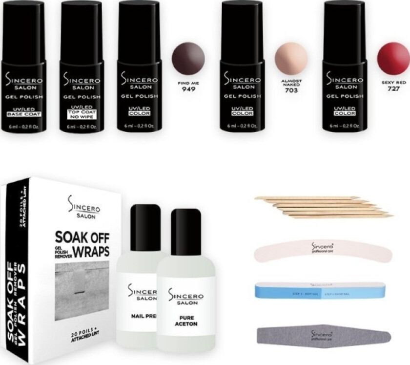 Gel Neglelakksett Iv