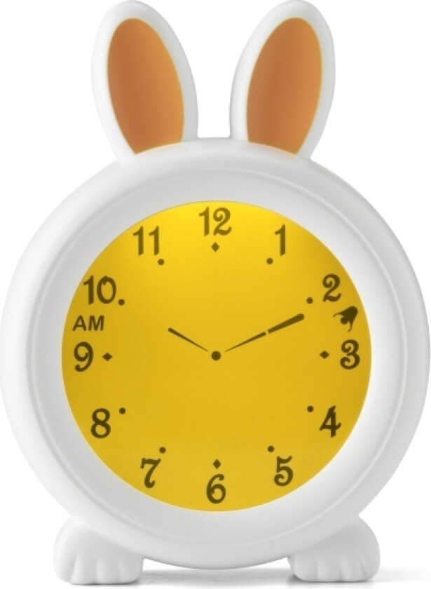 Bc100bunny, Digital Vekkerklokke, Rund, Hvit, Plast, 10 År, Barnerom