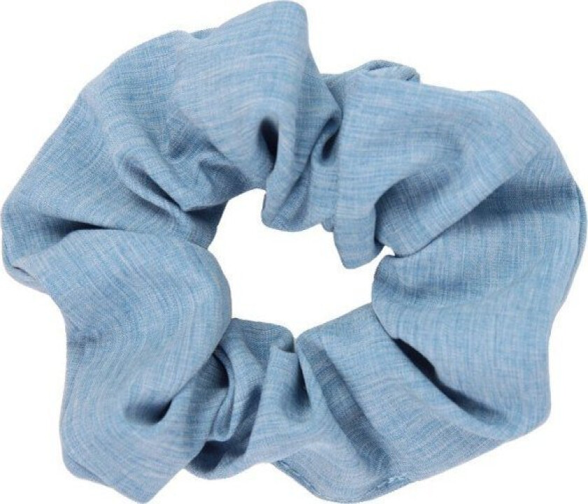 Hårtilbehør - Scrunchie Elastisk Blå (Fa-5869) 1 Stk