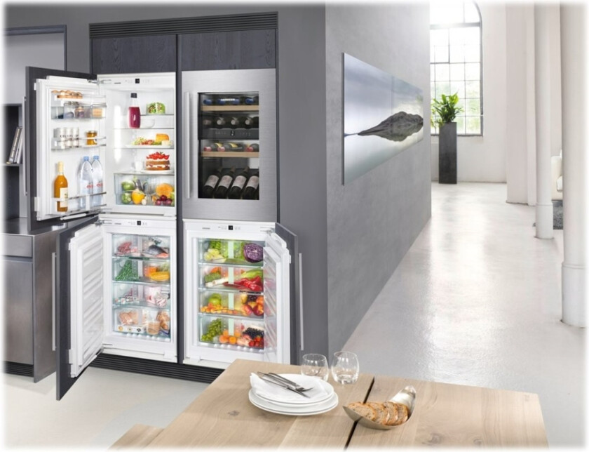 Vinidor Ewtdf 1653 - Vinkjøler - Innebygd - Fordypning - Bredde: 56 Cm - Dybde: 55 Cm - Høyde: 87.4 Cm - 97 Liter - Klasse G