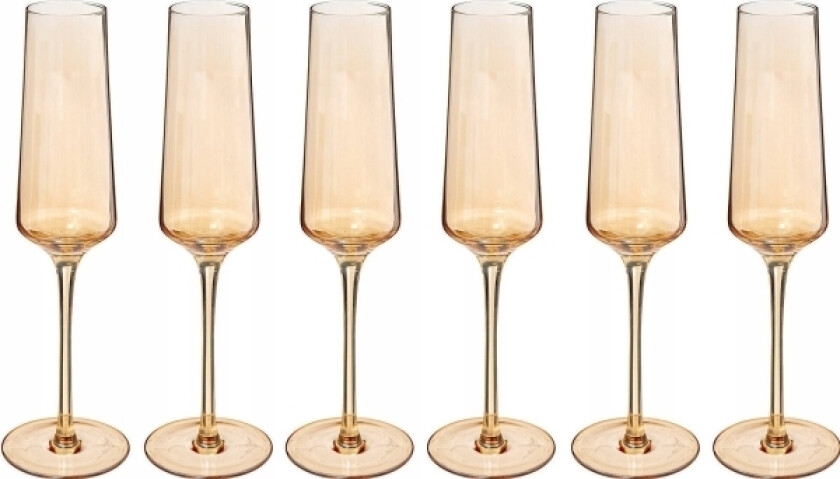 Secret De Gourmet Olga Champagneglass, 6 Stk