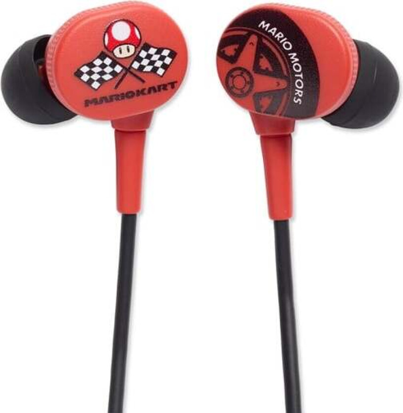 Wired Earbuds for Nintendo Switch - Mario Kart Motors