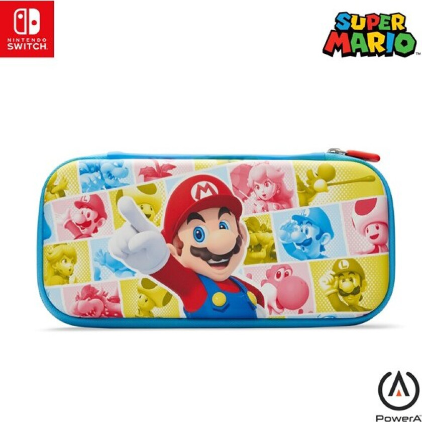 Bilde av Slim Case for Nintendo Switch - OLED Model Nintendo Switch Nintendo Switch Lite - Mushroom Kingdom Reel