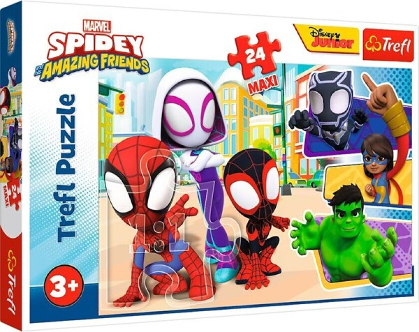Puzzle - Spidey and his Amazing Friends - Spidey and his Friends (24 Maxi pieces) Gulv