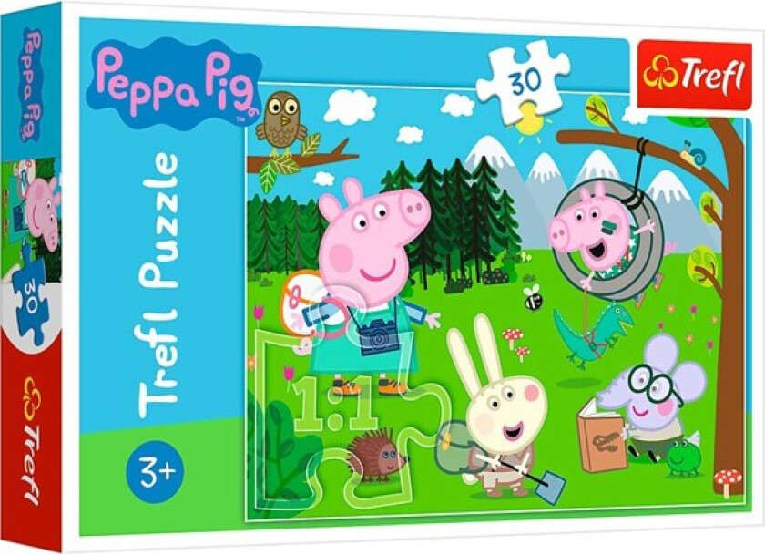 Puzzle - Peppa Pig - Forest expedition (30 pieces) Gulv
