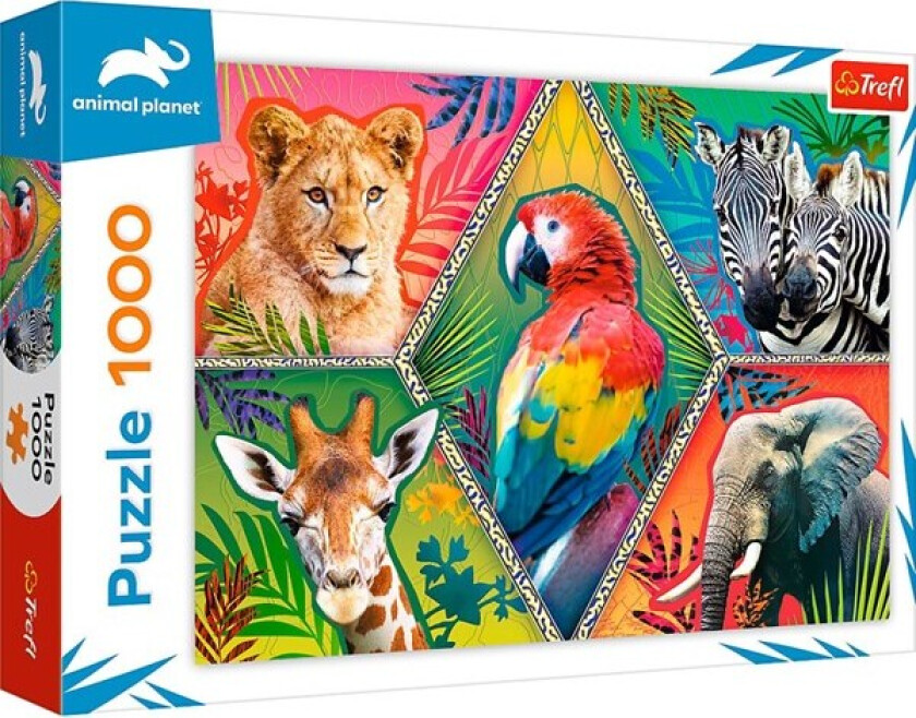 Puzzle - ANIMAL PLANET - Exotic Animals (1000 pieces) Gulv