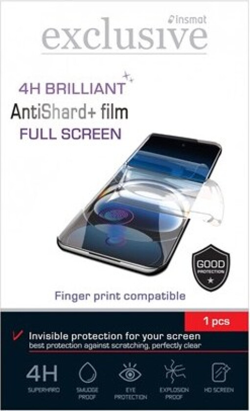 Exclusive AntiShard+ - screen protector for mobile phone - full screen