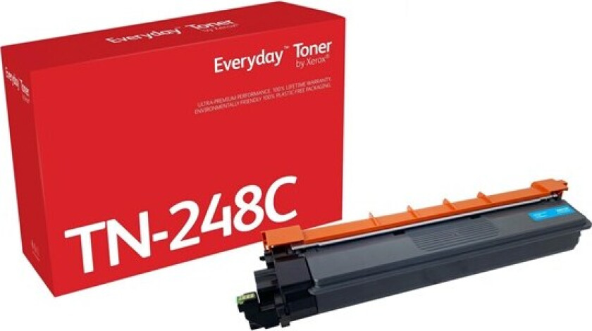 Everyday - cyan - compatible - toner cartridge (alternative for: Brother TN248C) - Green World Alliance return programme - Laser toner Blå