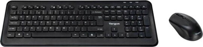 - keyboard and mouse set - combo full size - QWERTY - Nordic - black Input Device - Tastatur & Mussett - Nordisk - Svart