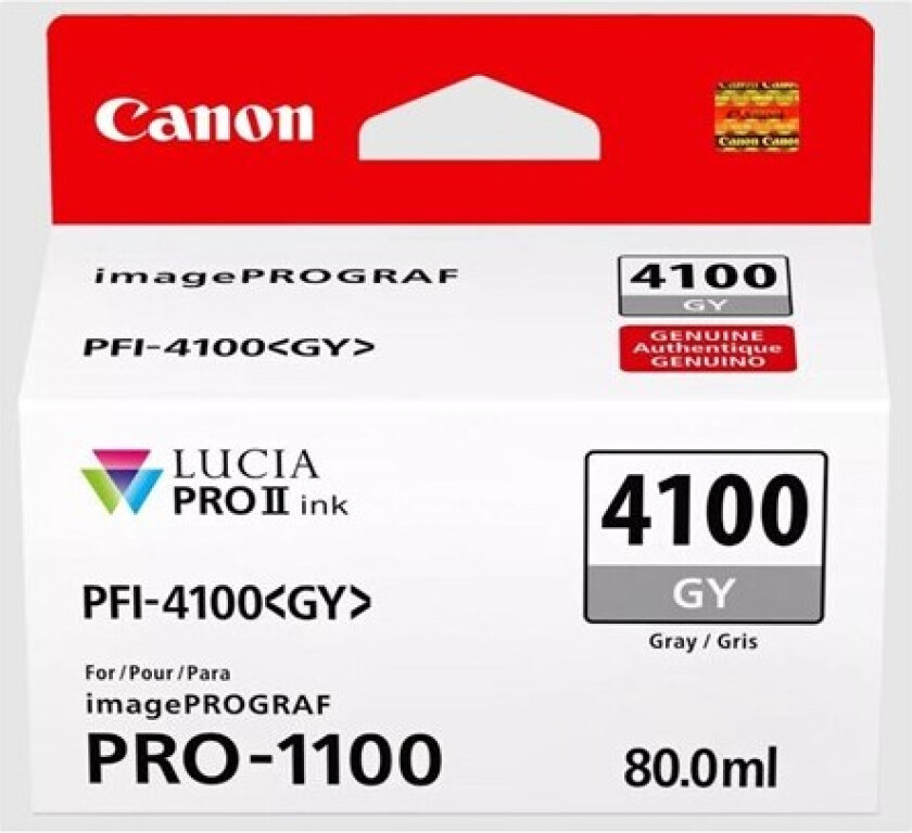 PFI 4100 GY - Blekkpatron Grey