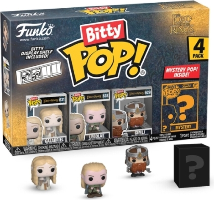 Funko! Bitty Pop 4Pk Lord Of The Rings Series 2