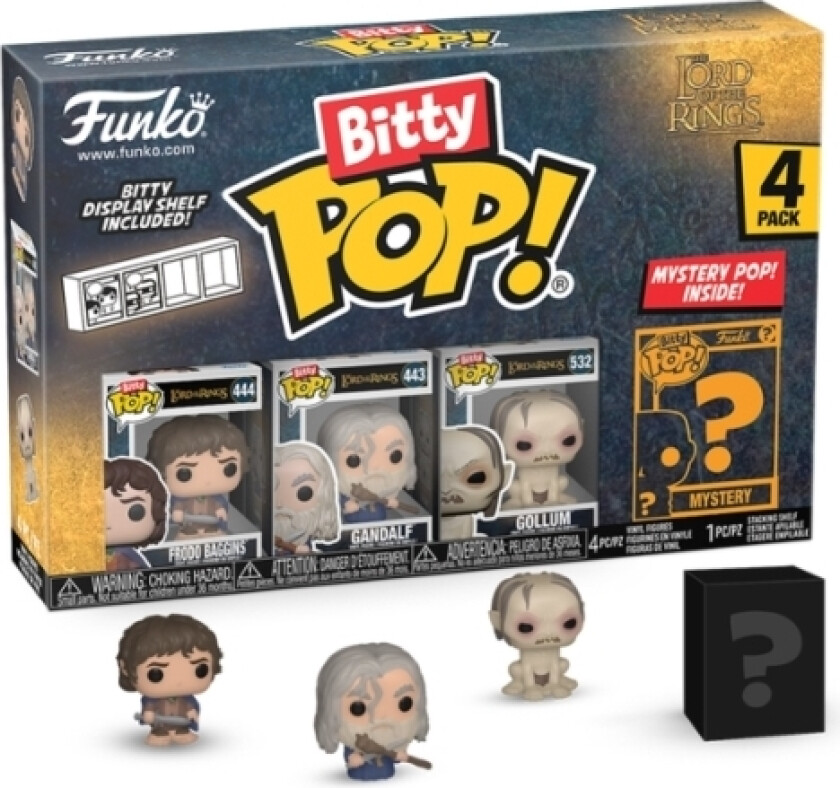 Funko! Bitty Pop 4Pk Lord Of The Rings Series 1