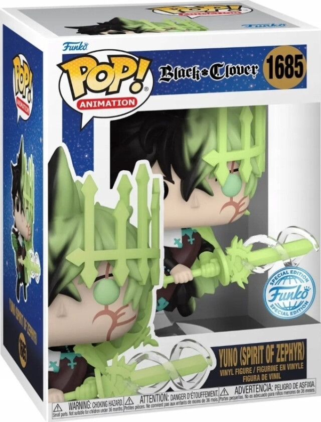 Funko! Pop Vinyl Excl Black Clover Yuno