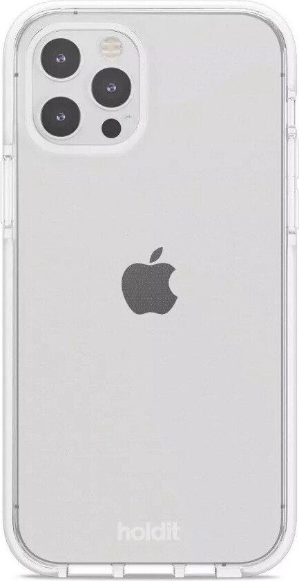 Holdit iPhone 12 / 12 Pro Seethru Deksel - Hvit