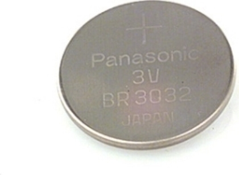 Br3032, Engangsbatteri, Lithium, 3 V, 500 Mah, Rustfritt Stål, 5,5 G