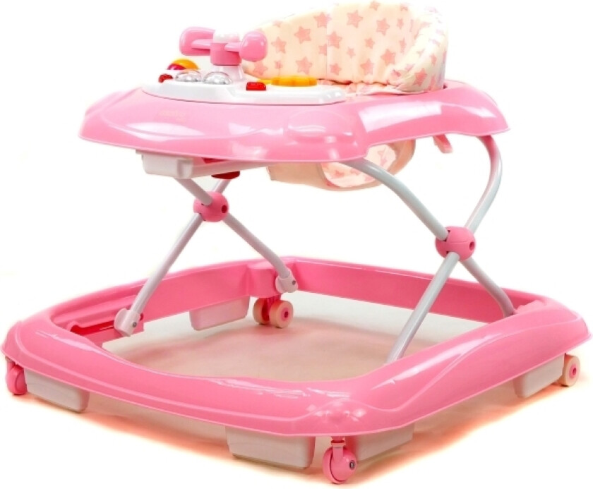 Gåstol Baby, Pink Stjerner