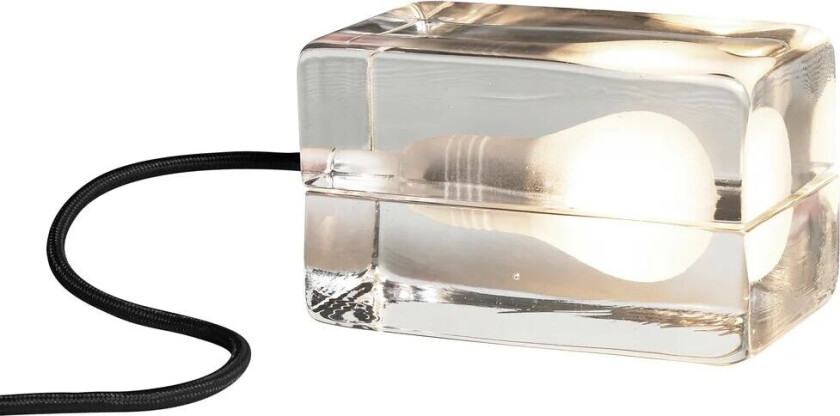 Block Lampe svart ledning