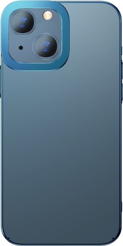 Glitter Transparent Iphone 13-Deksel (Blå)