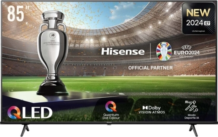 Hisense 85E7nq Tv 2,16 M (85") 4K Ultra Hd Smart Tv Wi-Fi Sort 400 Cd/M²