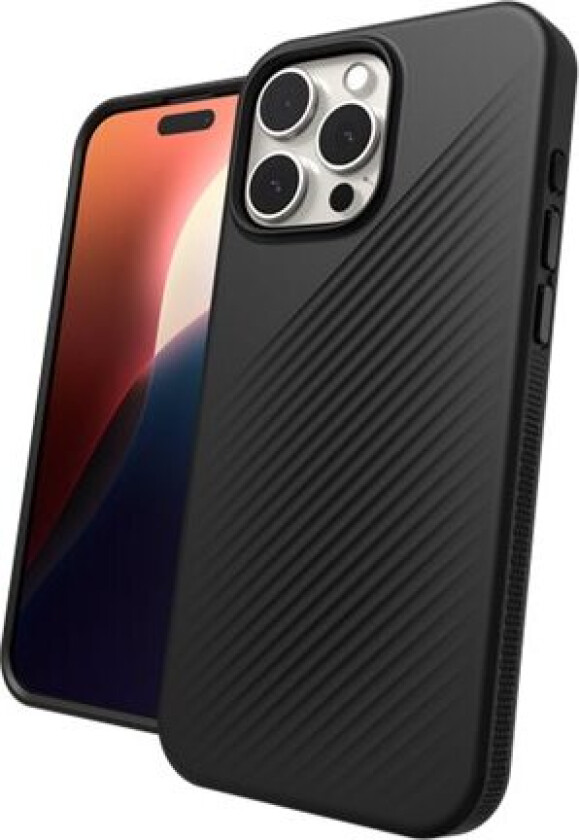 Zagg Luxe Snap - Baksidedeksel For Mobiltelefon - Magsafe-Samsvar - Svart