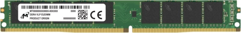 Micron - Ddr4 - Modul - 32 Gb - Dimm 288-Pin Svært Lav Profil - 3200 Mhz / Pc4-25600 - Cl22 - 1.2 V - Ikke-Bufret - Ecc