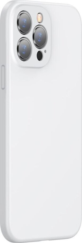 iPhone 13 Pro Deksel Liquid Silica Gel Vit