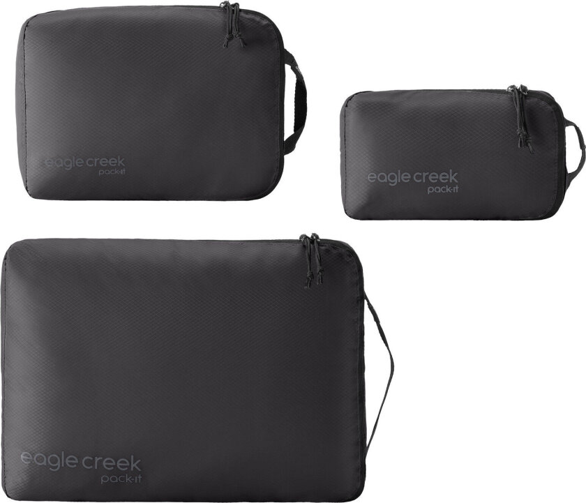 Pack-It Isolate Cube Set XS/S/M Black not_defined