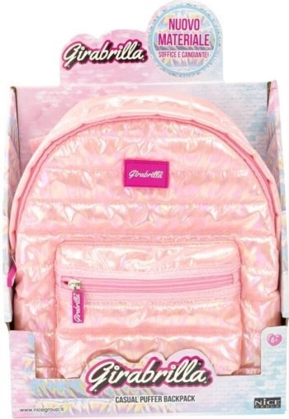 Girabrilla Light Pink Backpack 22 Cm