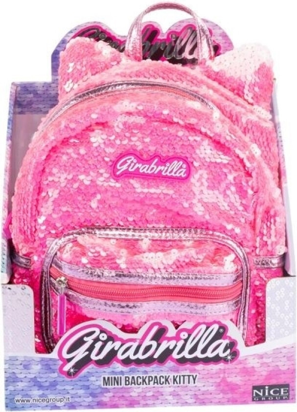 Girabrilla Backpack Kitty Pink