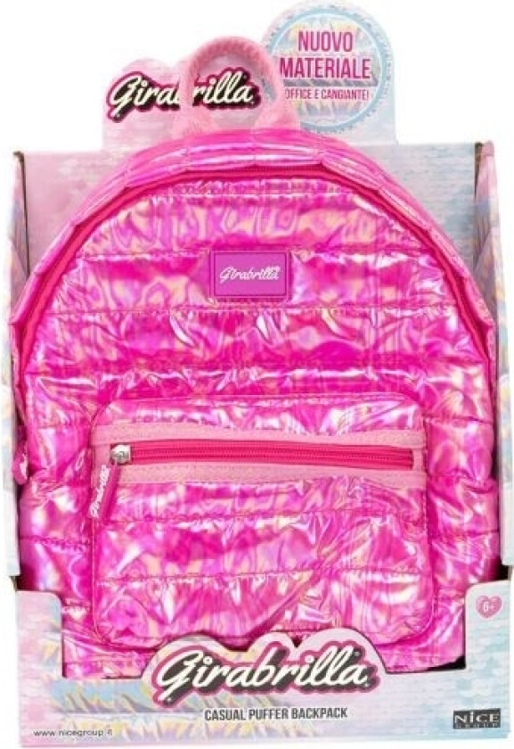 Girabrilla Dark Pink Backpack 22 Cm