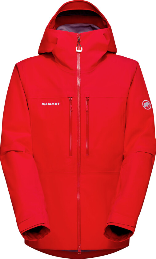 Men's Stoney Hardshell Hooded Jacket Red S