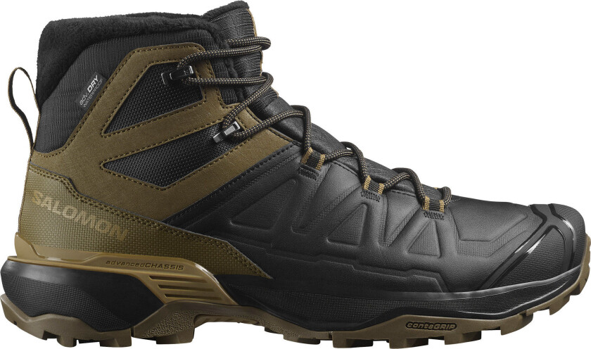 Men's X Ultra Snowpilot Waterproof Black/Military Olive/Gothic Olive Black / Military Olive / Gothic Olive 46