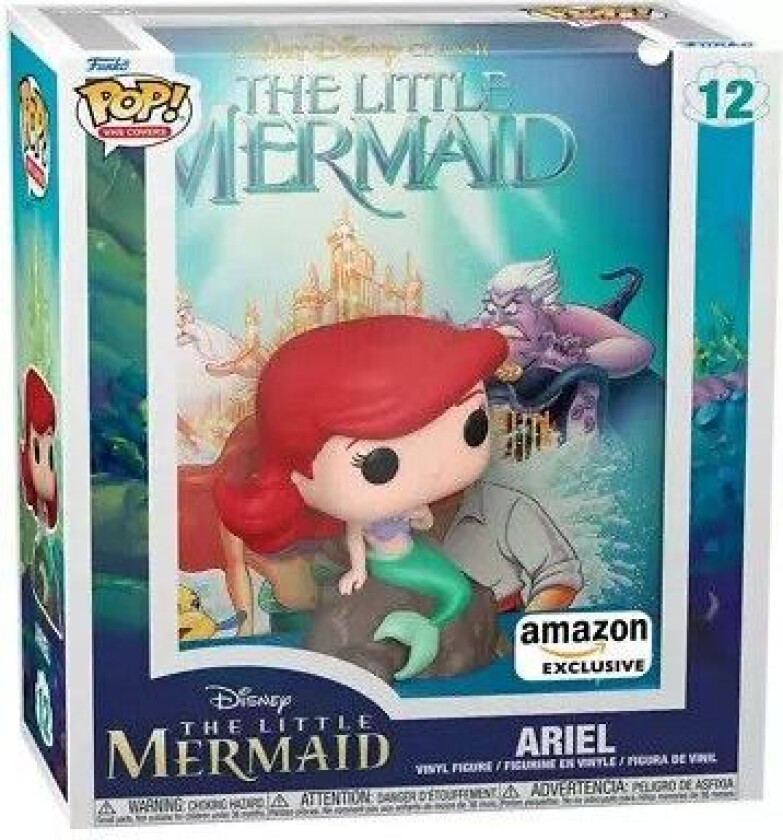 Funko Pop! Disney Vhs Covers: The Little Mermaid - Ariel (amazon Exclusive) #12 Vinyl Figure