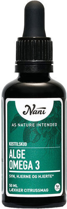 Alge Omega 3 dråper med sitrussmak - 50 ml