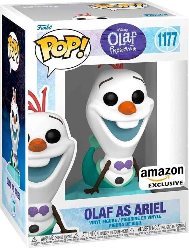 FUNKO POP figure Disney Olaf Present - Olaf as Ariel Exclusive