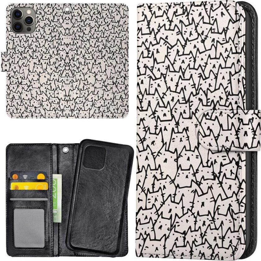 iPhone 13 Pro Max - Lommebok Deksel Kattgruppe